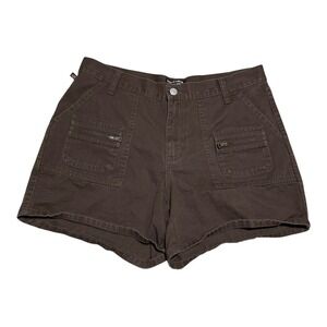 Polo Jeans Company Ralph Lauren 100% Cotton Brown Shorts Women's 10‎ (32 Waist)
